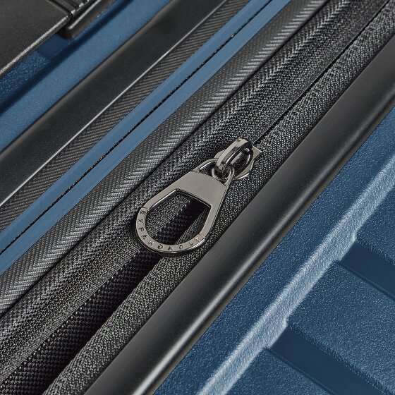 Pactastic Collection 04 THE THREE SET + 4 kółka Zestaw walizek 3-części z plisą rozprężną