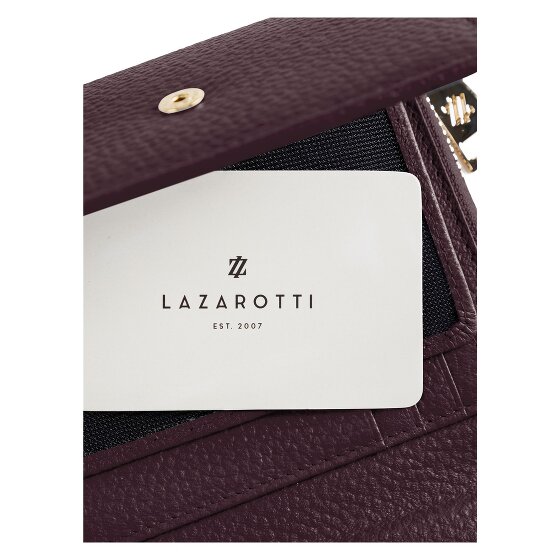 Lazarotti Portfel z skóry typu „zip-around” z Bolonii, 12 cm