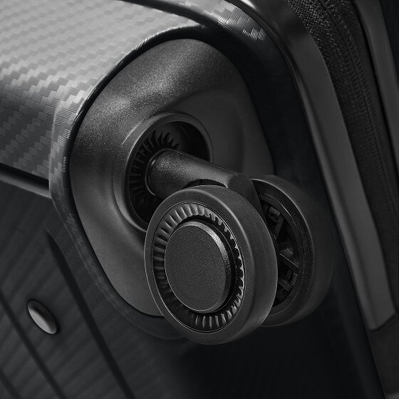 Redolz Essentials 17 4-kołowy wózek kabinowy 55 cm z miękką kieszenią na laptopa