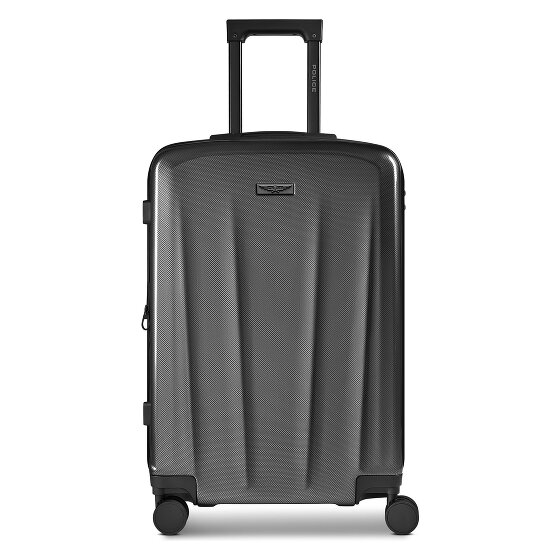 Police New York 4 kółka Walizka M 62 cm z funkcją poszerzenia