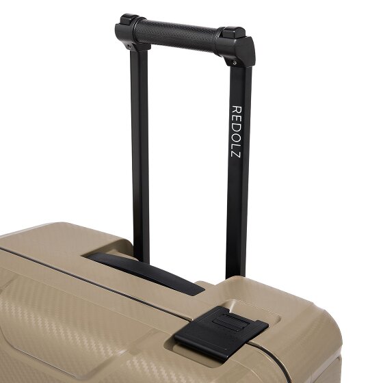 Redolz Essentials 15 – Walizka kabinowa na 4 kółkach, 55 cm, z zamkiem trzypunktowym