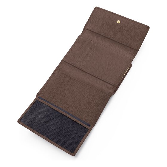 Lazarotti Skórzany portfel Bologna XL z przegrodą na zamek błyskawiczny, skóra 14 cm