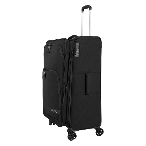 Travelite Kick Off 4 kółka Walizka L 78 cm z funkcją poszerzenia