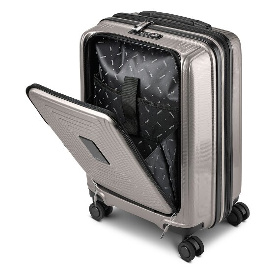 Redolz Essentials 14 4 kółka Walizka kabinowa S 55 cm Komora na laptopa z funkcją poszerzenia