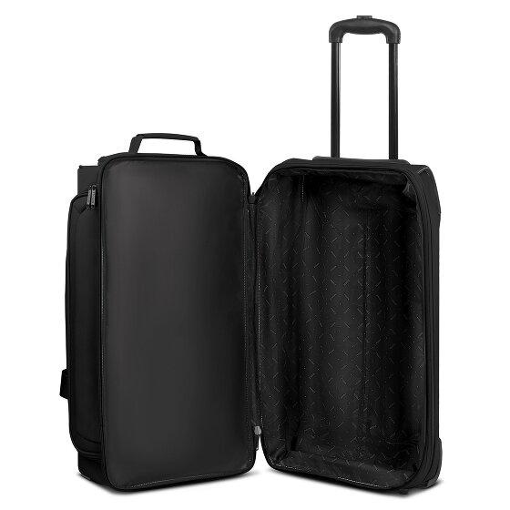 Redolz Zestaw 2-częściowy torb podróżnych Duffle Essentials z 2 kółkami, rozmiary M i L, z funkcją poszerzenia