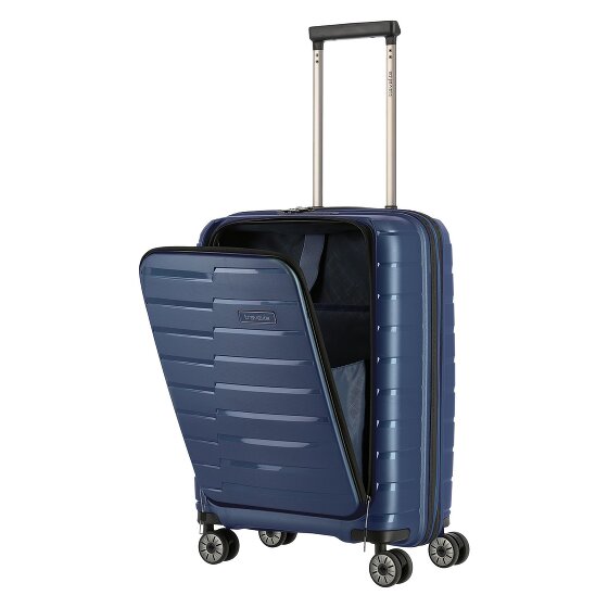 Travelite Air Base 4 kółka Walizka kabinowa 55 cm Komora na laptopa