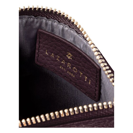 Lazarotti Bologna Leather Portfel z kluczem Skórzany 11.5 cm