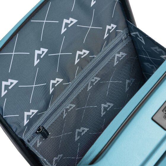 Bergpfeil Travel 4 kółka Walizka kabinowa 55 cm Komora na laptopa z funkcją poszerzenia