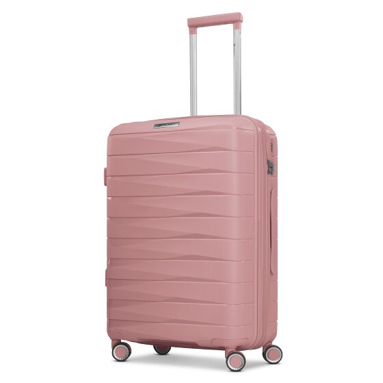 Franky London 4 kółka Walizka M 65 cm z plisą rozprężną