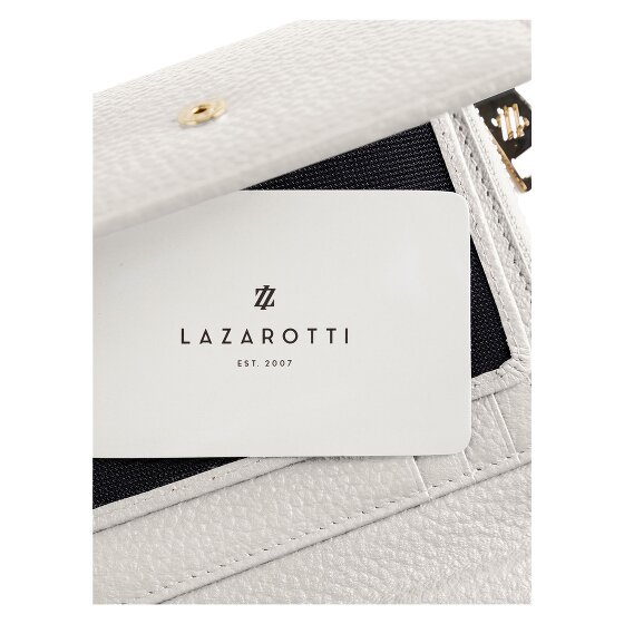 Lazarotti Skórzany portfel Bologna z zamkiem błyskawicznym 12 cm