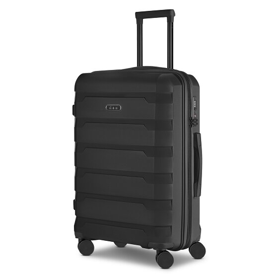 d&n South Dakota 4 kółka Walizka M 66 cm z plisą rozprężną