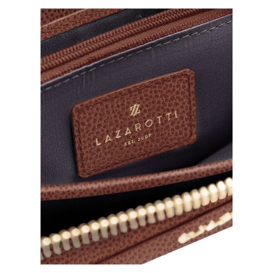 Lazarotti Portfel skórzany Bologna XL z zamkiem dookoła, 19 cm
