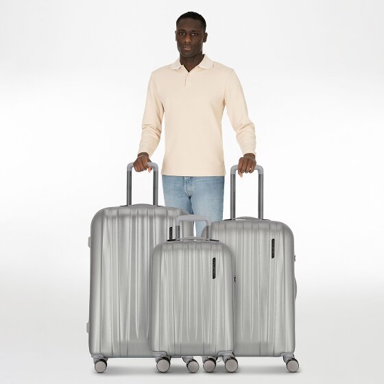 Polestream Moonrock 4 kółka Zestaw walizek 3-części z plisą rozprężną