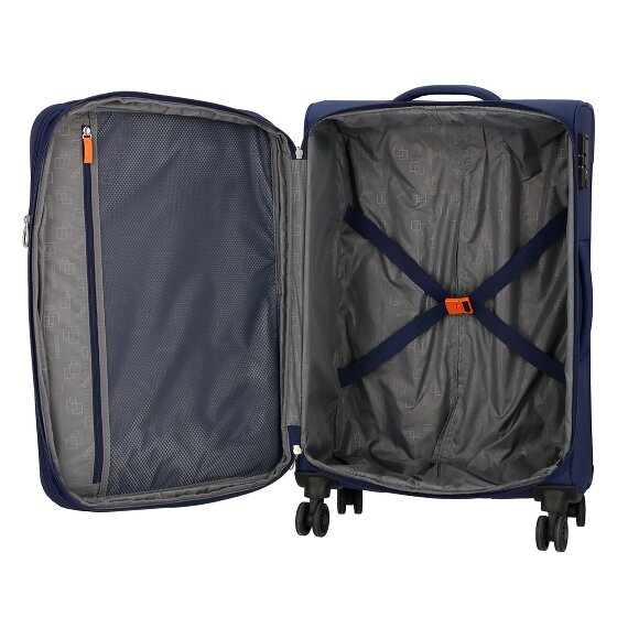 American Tourister Blazing Ride 4 kółka Zestaw walizek 3-części z plisą rozprężną