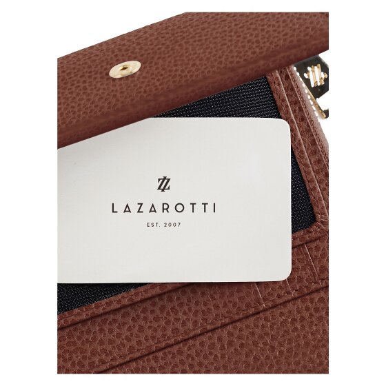 Lazarotti Portfel z skóry typu „zip-around” z Bolonii, 12 cm