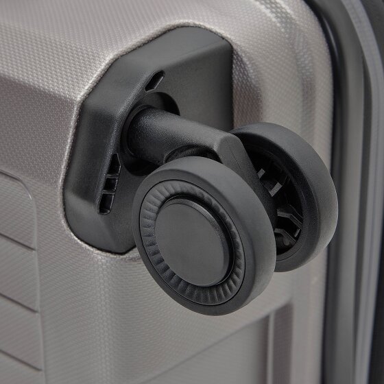 Pactastic Kolekcja 01 Zestaw walizek na 4 kółkach, 3 sztuki, z elastycznym zagięciem