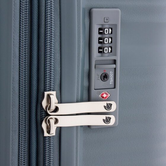 Gladiator 0800 4 kółka Walizka 76 cm z plisą rozprężną