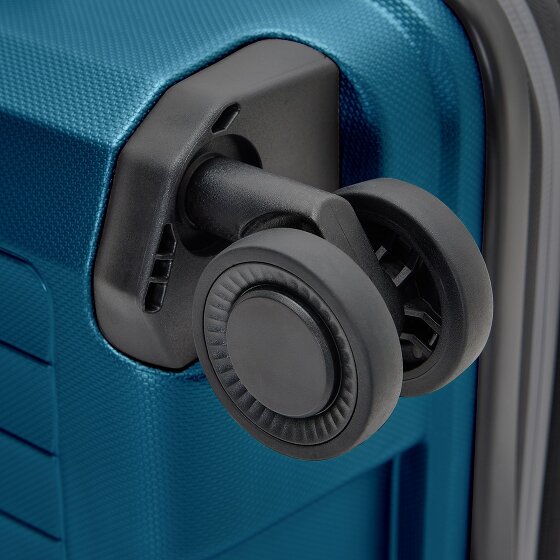 Pactastic Kolekcja 01 Zestaw walizek na 4 kółkach, 3 sztuki, z elastycznym zagięciem