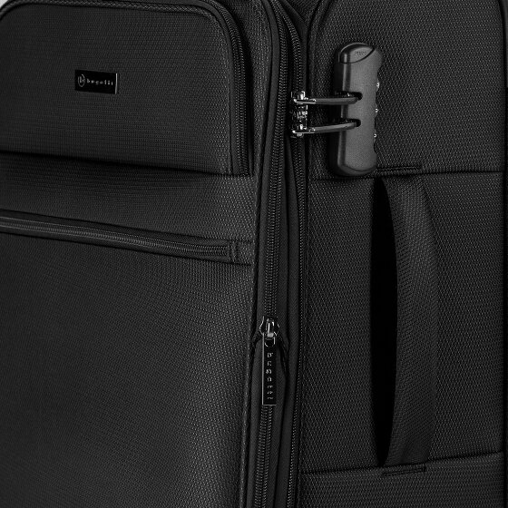 bugatti Valencia Soft 4 kółka Walizka kabinowy S 55 cm z plisą rozprężną