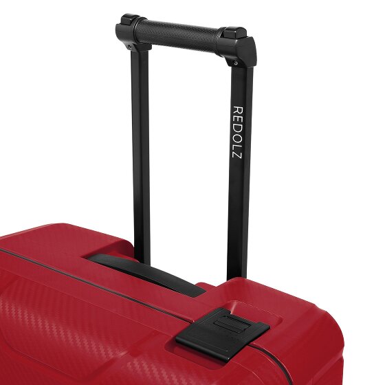 Redolz Essentials 15 – Walizka kabinowa na 4 kółkach, 55 cm, z zamkiem trzypunktowym