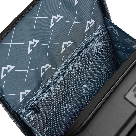 Bergpfeil Travel 4 kółka Walizka kabinowy 55 cm Komora na laptopa z plisą rozprężną