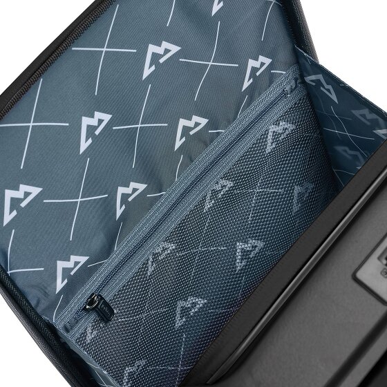 Bergpfeil Travel 4 kółka Walizka kabinowy 55 cm Komora na laptopa z plisą rozprężną