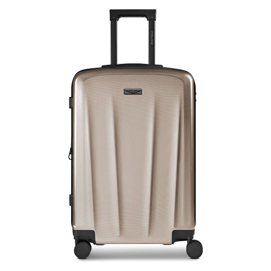 Police New York 4 kółka Walizka M 62 cm z funkcją poszerzenia