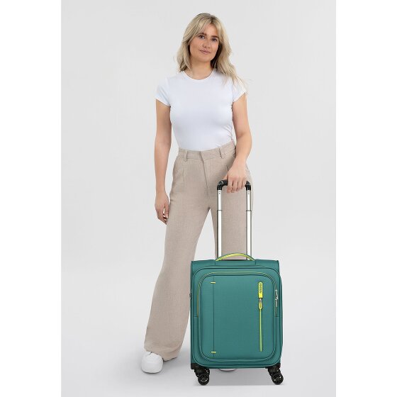 American Tourister Cloudrider 4 kółka Walizka kabinowy S 55 cm z plisą rozprężną