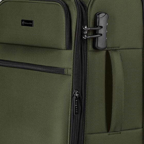 bugatti Valencia Soft 4 kółka Walizka kabinowy S 55 cm z plisą rozprężną