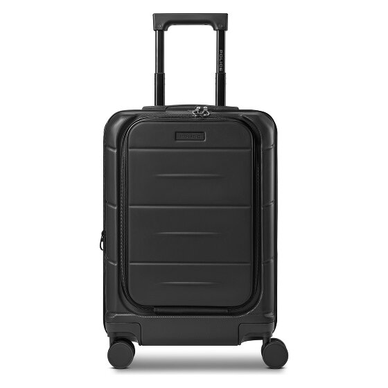 Police London 4 kółka Walizka kabinowa 55 cm Komora na laptopa z funkcją poszerzenia