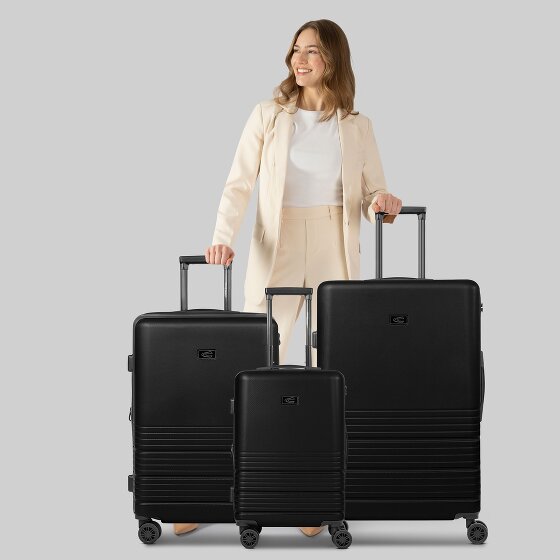 camel active Hanoi 4 kółka Zestaw walizek 3-części z plisą rozprężną