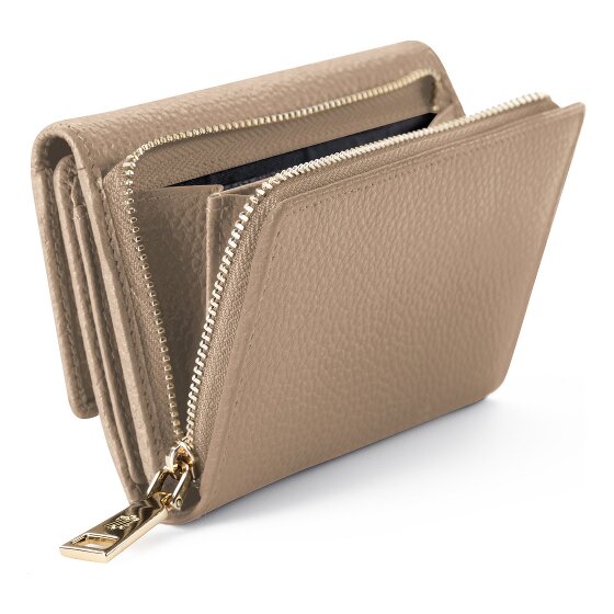 Lazarotti Portfel Bologna Leather XL z kieszenią zapinaną na zamek dookoła, Skóra, 14 cm