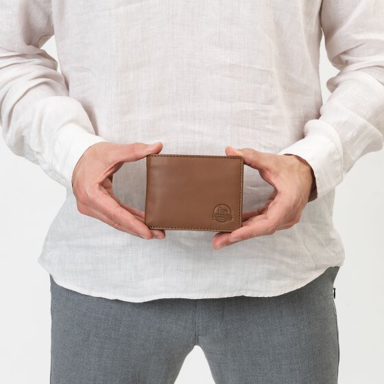 Farmhood Nashville Portfel Ochrona RFID Skórzany 13 cm