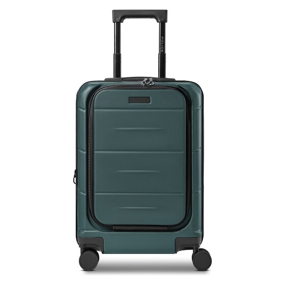 Police London 4 kółka Walizka kabinowa 55 cm Komora na laptopa z funkcją poszerzenia