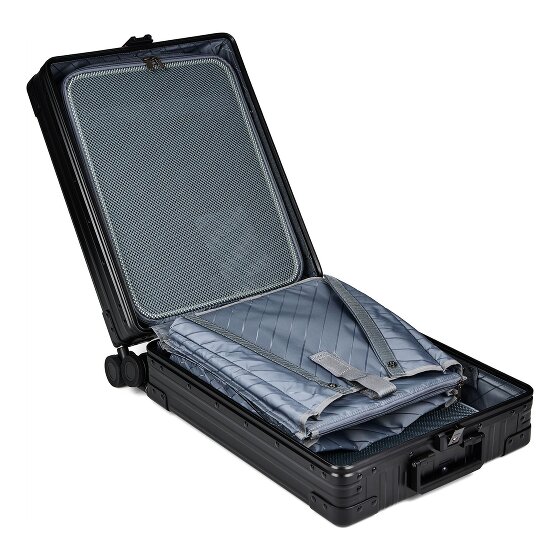 Aleon Aluminiowa walizka kabinowa z 4 kółkami, 55 cm