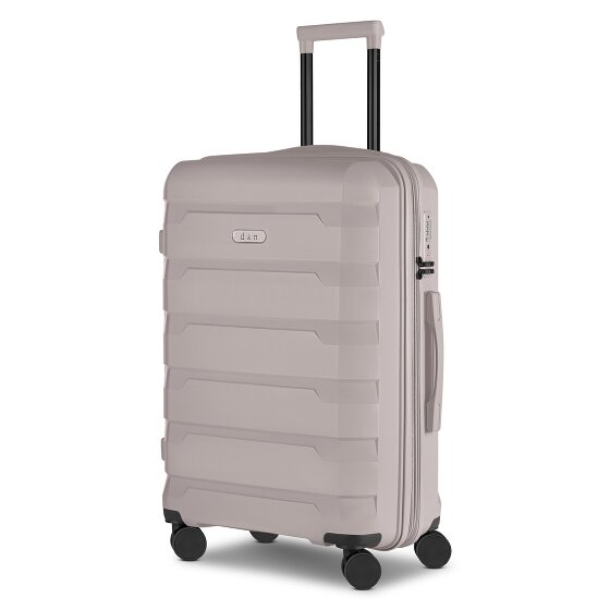 d&n South Dakota 4 kółka Zestaw walizek 3-części z plisą rozprężną