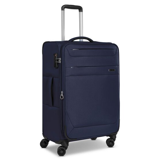 Worldpack Chicago 4 kółka Walizka M 67 cm z plisą rozprężną
