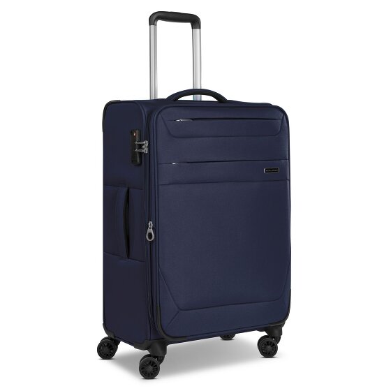 Worldpack Chicago 4 kółka Walizka M 67 cm z plisą rozprężną