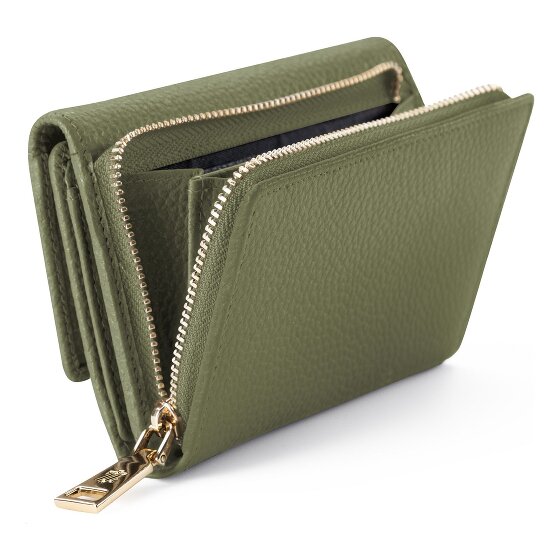 Lazarotti Portfel Bologna Leather XL z kieszenią zapinaną na zamek dookoła, Skóra, 14 cm