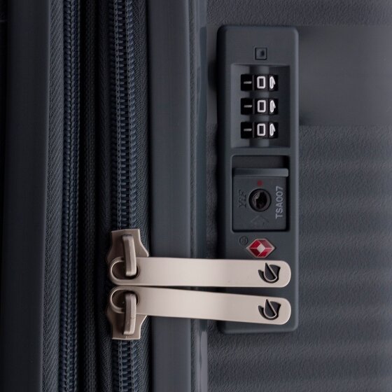 Gladiator 0800 4 kółka Walizka kabinowy 55 cm z plisą rozprężną