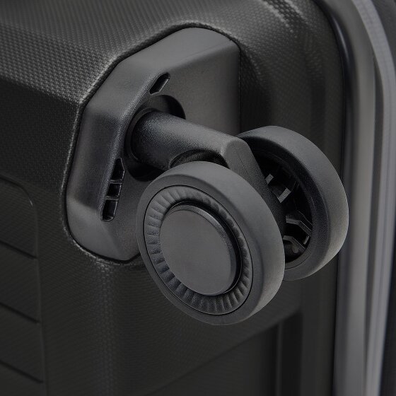 Pactastic Kolekcja 01 Zestaw walizek na 4 kółkach, 3 sztuki, z elastycznym zagięciem