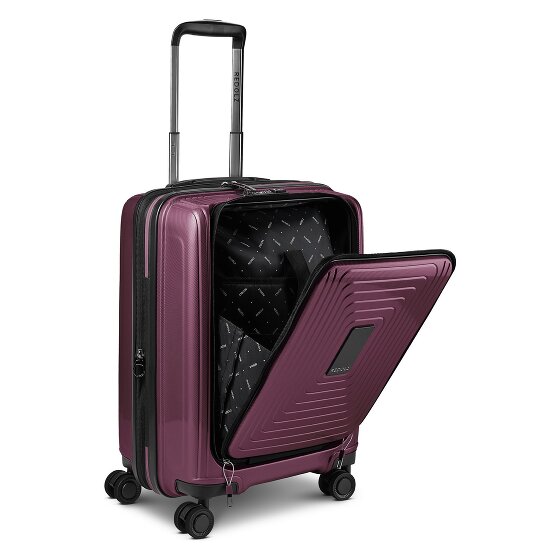 Redolz Zestaw walizek na 4 kółkach Essentials14 Beautycase 4szt z rozkładaną przegrodą na laptopa