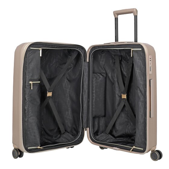 Travelite Barbara Novelty 4 kółka Zestaw walizek 3-części z plisą rozprężną