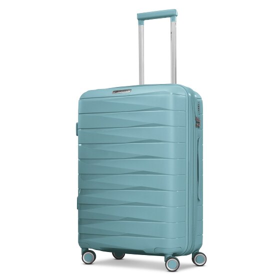 Franky London 4 kółka Walizka M 65 cm z plisą rozprężną