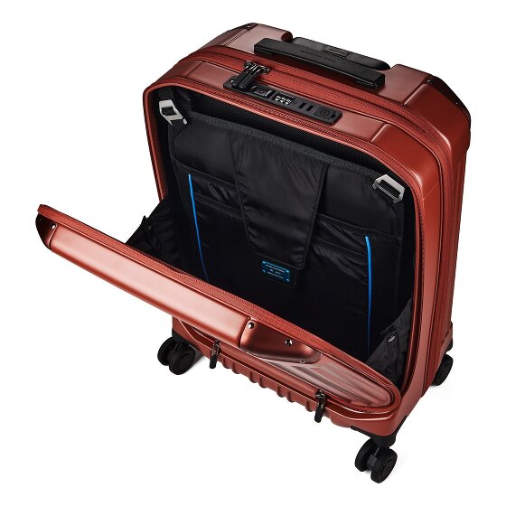 Piquadro PQ-Light 4 kółka Walizka kabinowa S 56 cm Komora na laptopa z funkcją poszerzenia