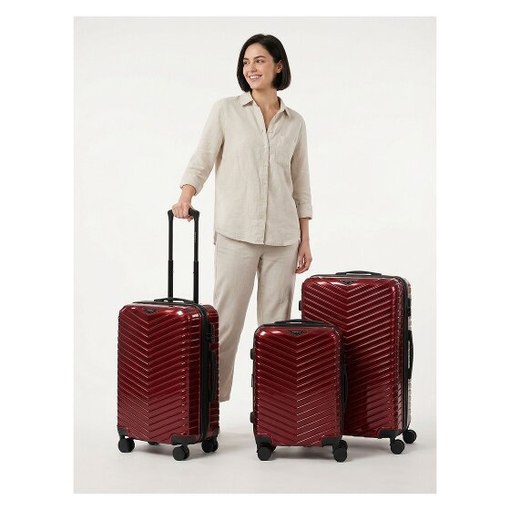 Redolz Essentials 18 4 kółka Zestaw walizek 3-części z plisą rozprężną