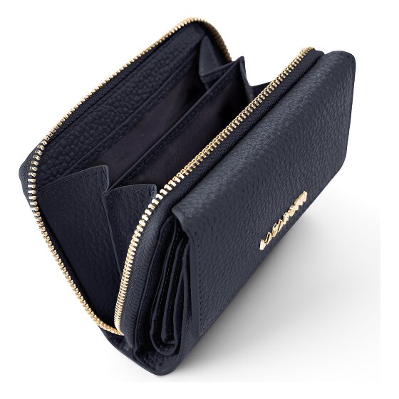 Lazarotti Skórzany portfel Bologna z zamkiem błyskawicznym 12 cm