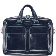 Piquadro Niebieska Teczka kwadratowa III Skórzana 39 cm Komora na laptopa zdjęcie produktu