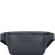 Piquadro Czarna kwadratowa saszetka skórzana 31 cm zdjęcie produktu