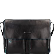 Piquadro Blue Square Messenger Leather 37 cm Laptop Compartment zdjęcie produktu